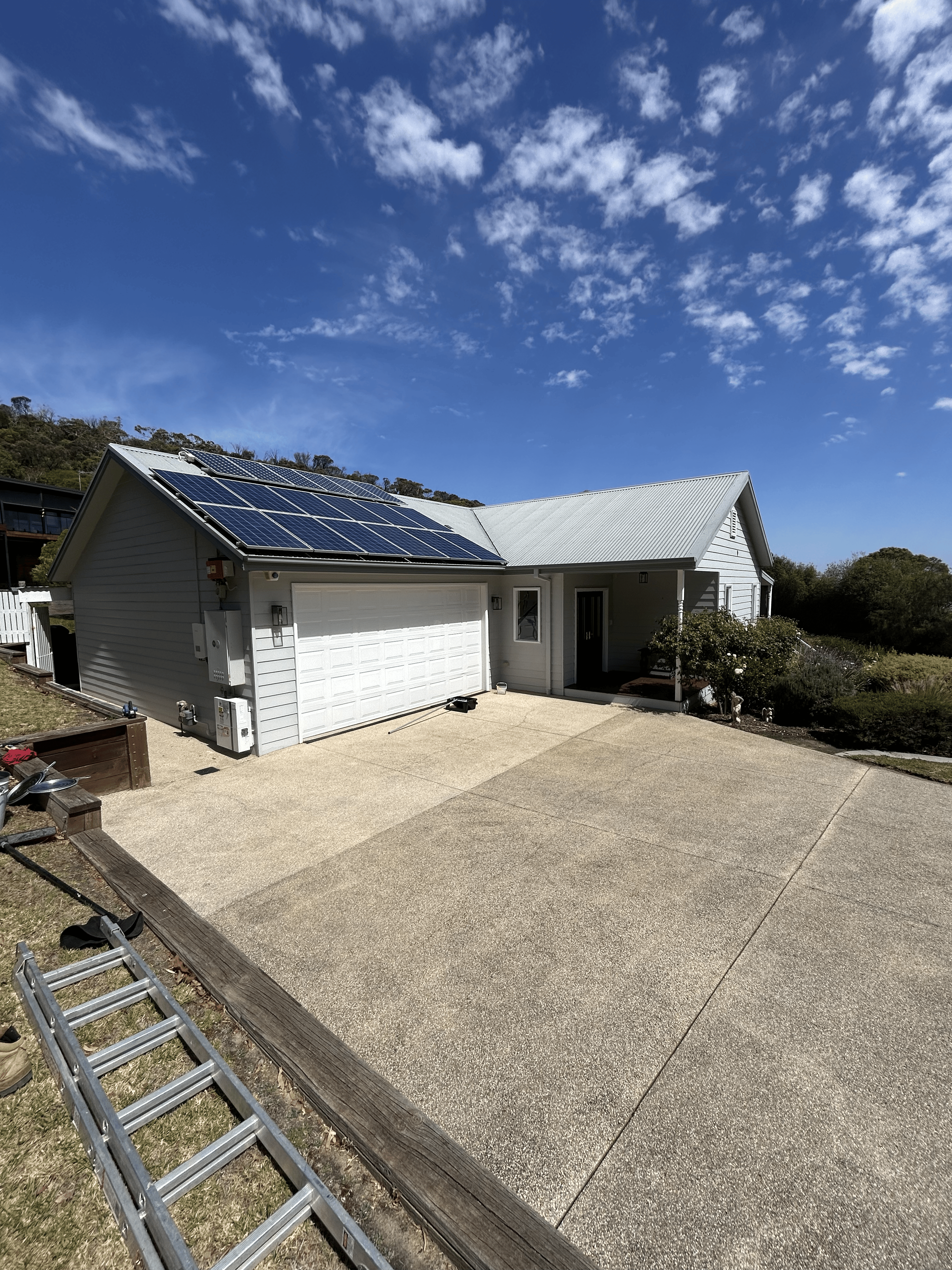 Driveway after restoration